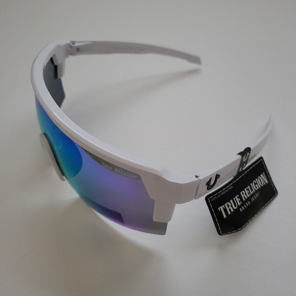 TRUE RELIGION Blade Shield Mirrored Sunglasses - NEW - Picture 9 of 9